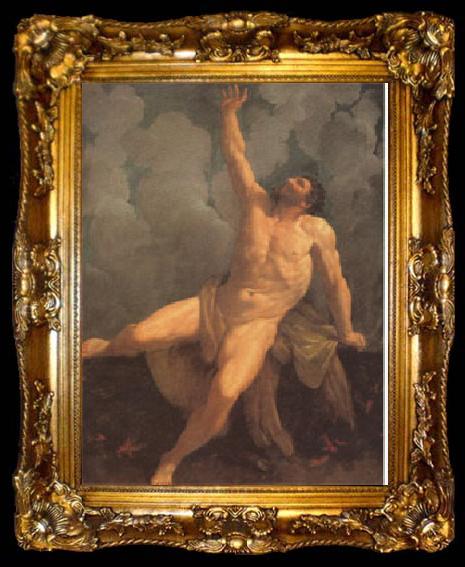 framed  Guido Reni Hercules on the Pyre (mk05), ta009-2